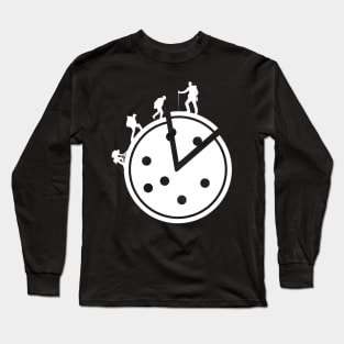Hiking And Pizza Long Sleeve T-Shirt